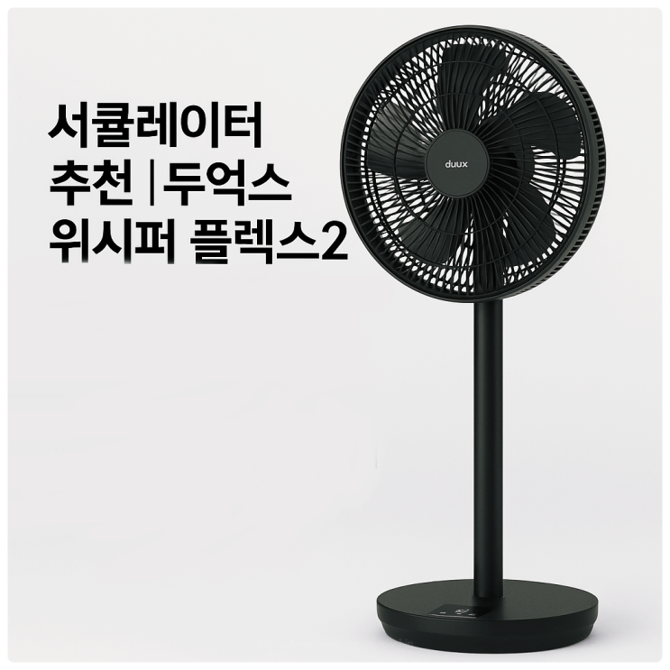  서큘레이터 추천 두억스 위스퍼 플렉스2 실사용 리뷰 요약 Duux Whisper Flex 2
