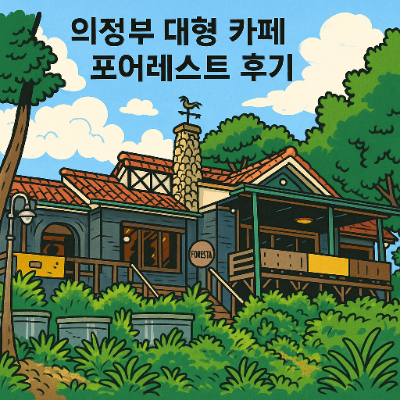  포어레스트 의정부 카페 리뷰 바스크 치즈 케이크 맛집 후기