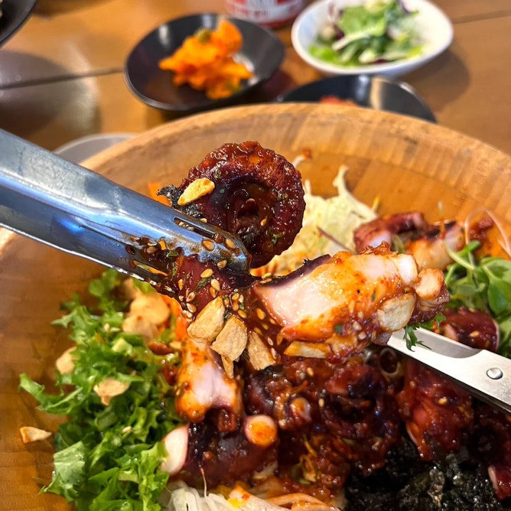  제주 서귀포 맛집 추천 중섭이네 식당 :돌문어