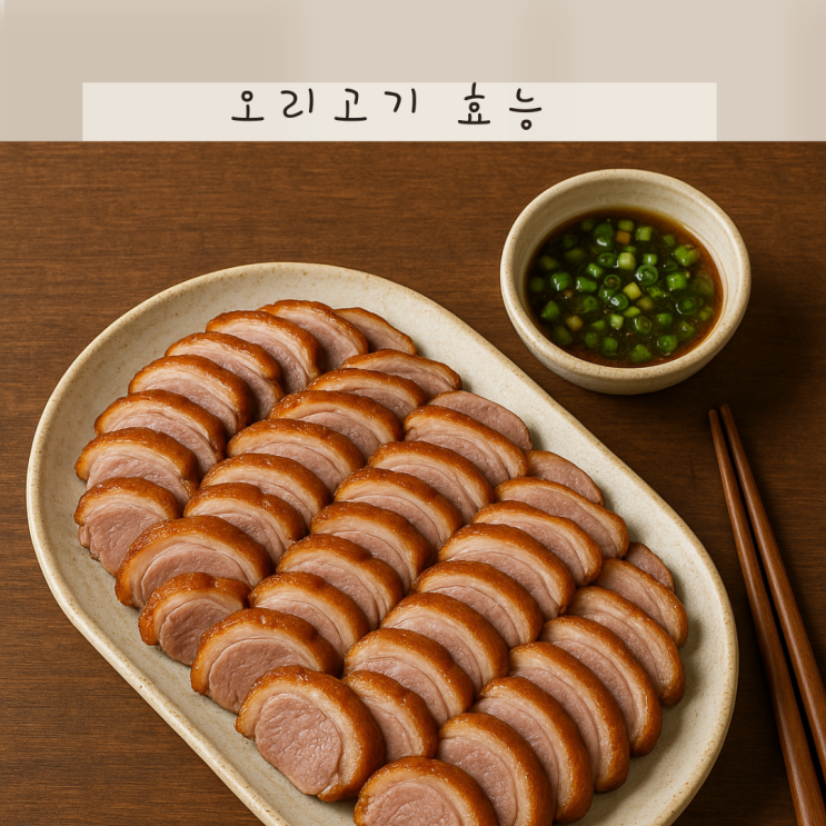 오리고기 효능 7가지! 기력을 채우고 피를 맑게 하는 오리 탕 백숙 효능 정리