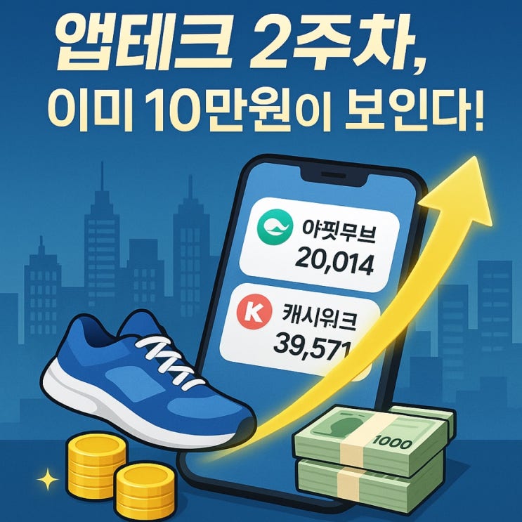  2주 만에 10만 원, 앱테크가 바꾼 나의 하루