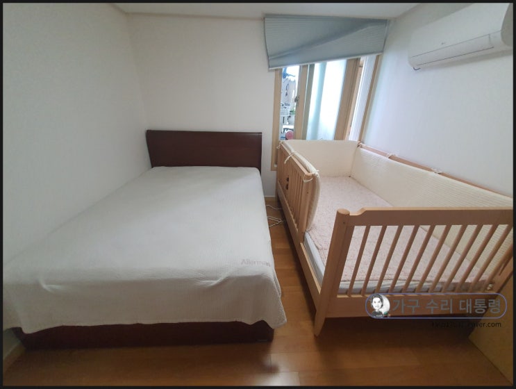 안데르센 하이가드 침대랑 책상 맞바꿔서 이전 설치
