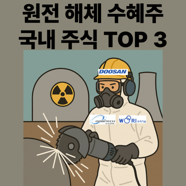  원전 해체 시장, 새로운 블루오션? 국내 수혜주 TOP 3 총정리