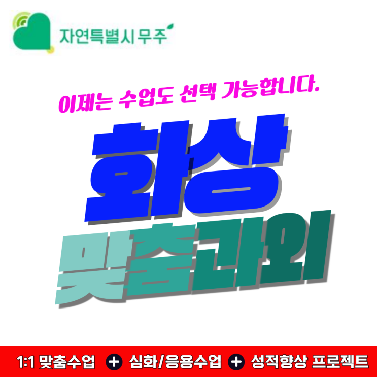  무주군 국영수 화상과외 추천