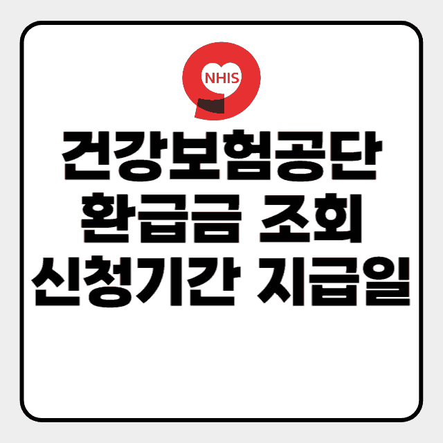  국민건강보험공단 환급금