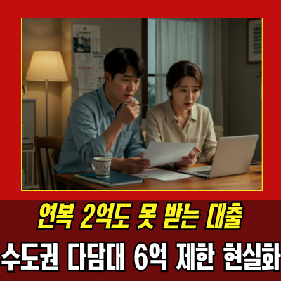  수도권주담대 규제 강화! LTV·한도·DSR 총정리