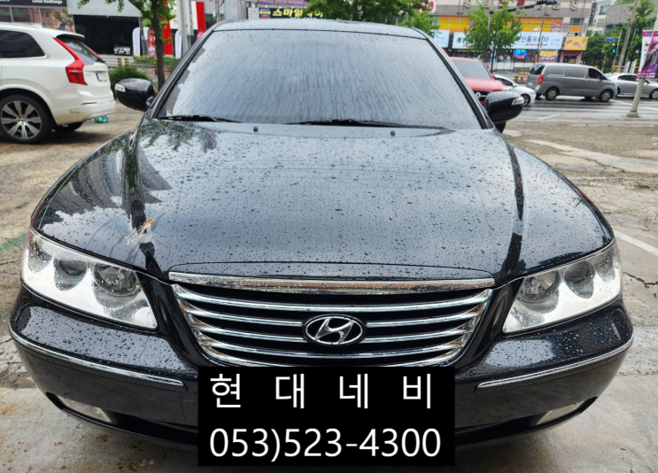  그랜저TG AVN 순정네비게이션 화면백화 블랙아웃 화면흑화 수