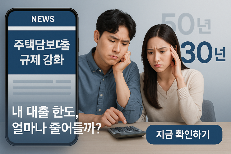 50년 주담대 막히고 플랜 B로 갈아탄 후기, LTV 70% 꽉 채운 비결 공개