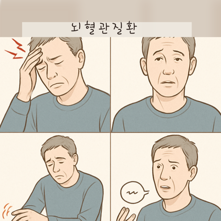 뇌혈관질환 전조 증상 총정리! 종류 별 특징 알고 초기에 잡는것이 핵심