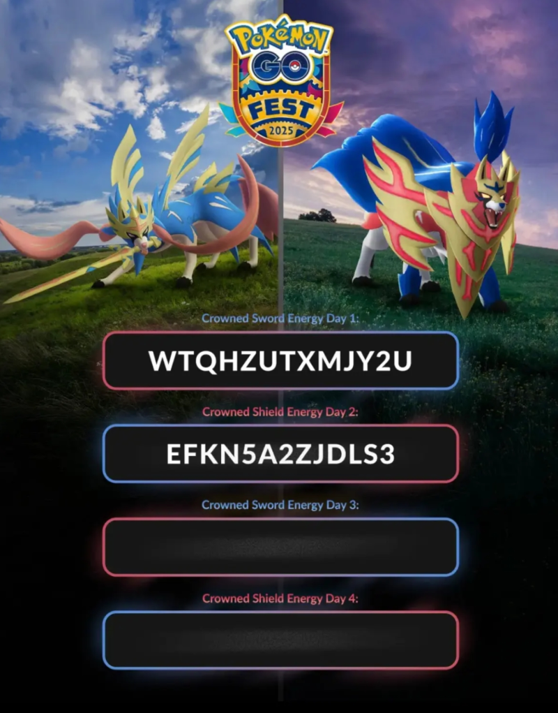 포켓몬고 Go Fest 2025 쿠폰 코드 1, 2일차 소드에너지, 실드에너지 50개! 포고 쿠폰 번호, 코드 사용방법 : 네이버 블로그