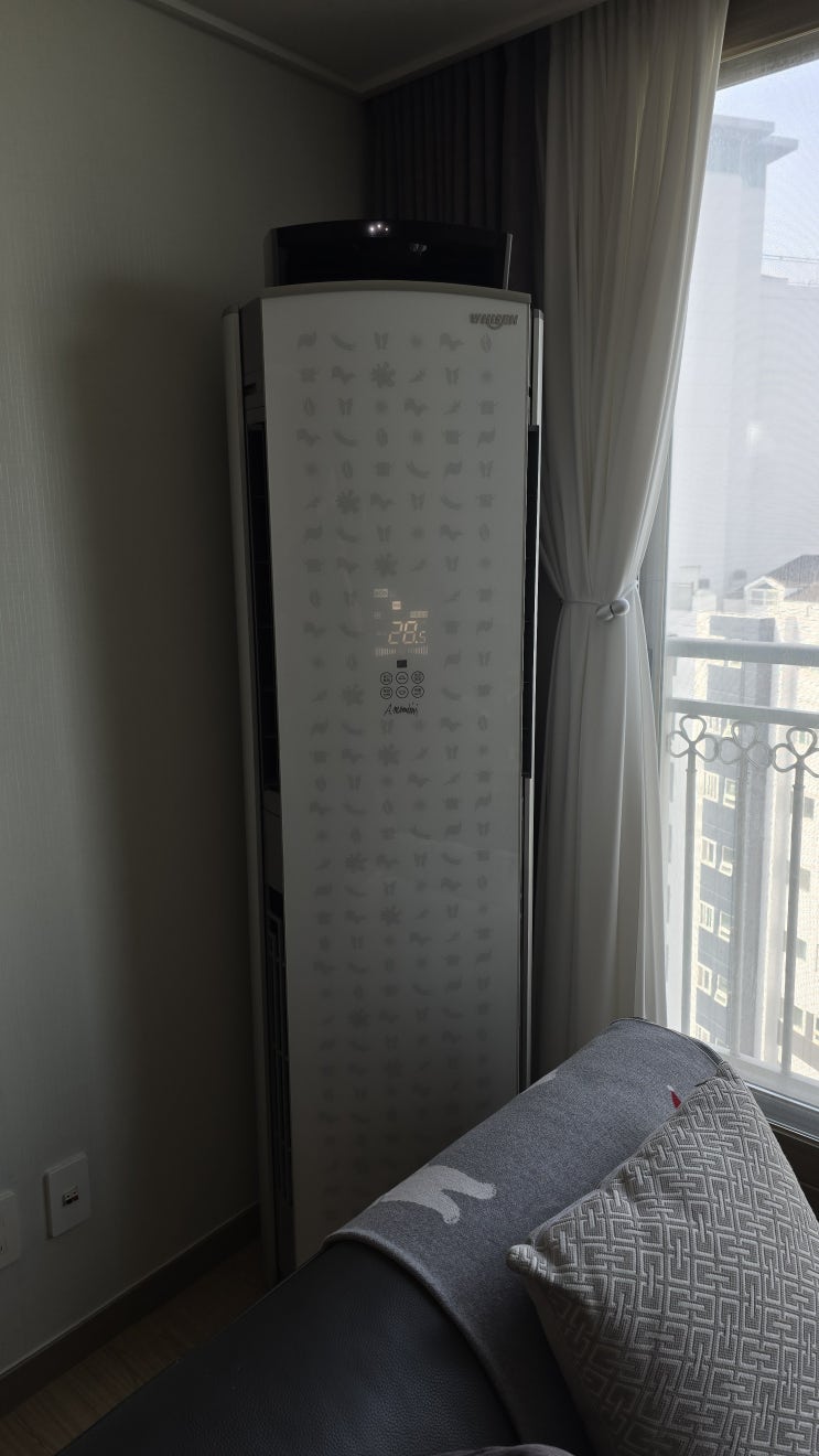  부산화면동 엘지 휘센로봇에어컨 찌린냄새 물냄새가 심한에어컨청소