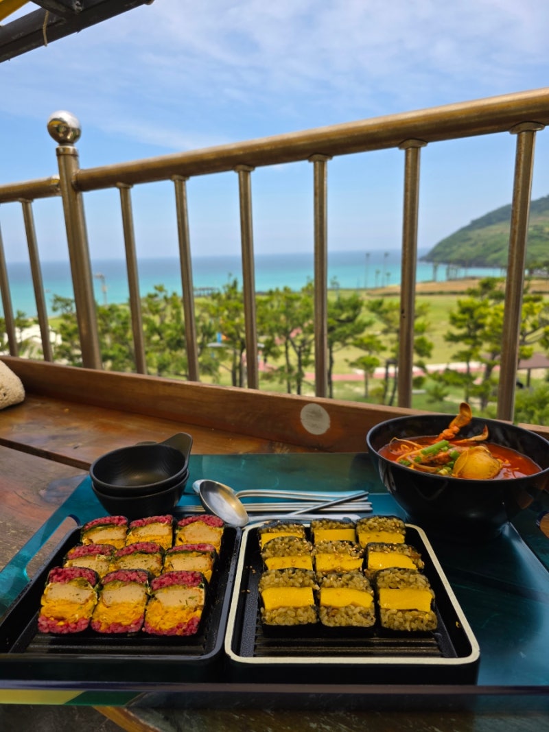 제주도 함덕 애견 동반 식당 함덕해수욕장 맛집 함덕 아침식사 '해녀김밥 본점'