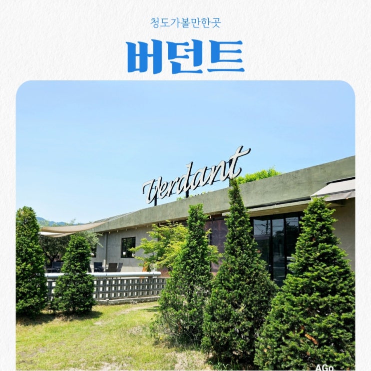  청도가볼만한곳 카페 버던트 feat 아보카도 커피 맛집