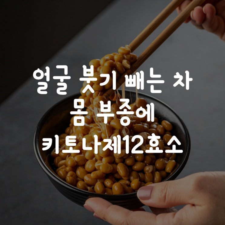 얼굴 붓기 빼는 차 몸 부종에 키토나제12효소