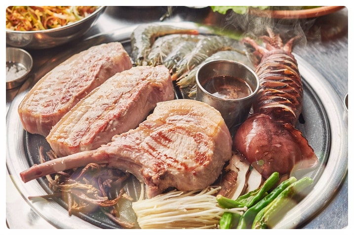 성산 흑돼지 세트 구성이 좋은 한상차림