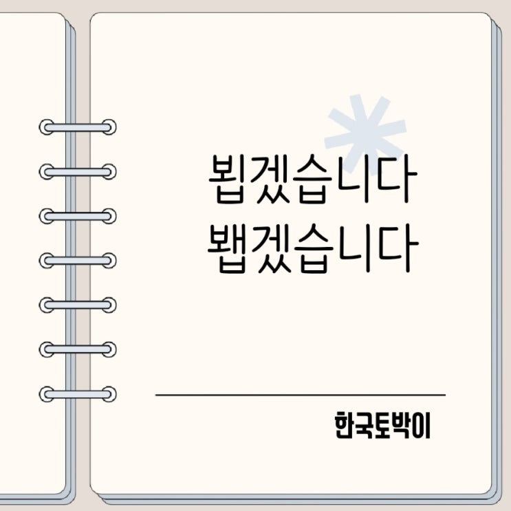  내일 뵙겠습니다 봽겠습니다 뵈요봬요 맞춤법