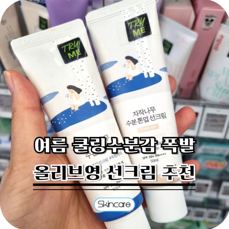 라운드랩 자작나무 수분 선크림 3종 비교 (수분 / 톤업 / 무기자차)