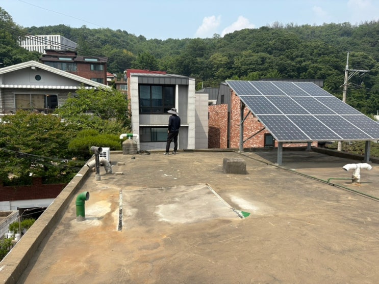  단독주택 옥상누수 pvc시트방수로 해결! (서울시 북아현동)