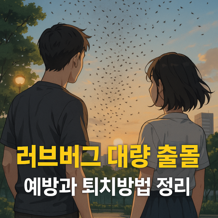<b>러브버그 대량 출몰</b> 실전 대응법 총정리 | 퇴치부터 예방법까지... 