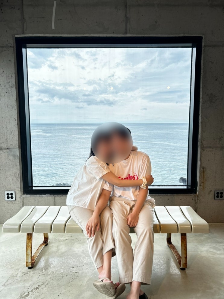  제주 가족여행 애월 해안도로 바다뷰 카페 '새물' 메뉴, 주차 후기