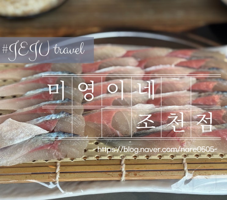  제주 고등어회 맛집 미영이네 직영 조천점