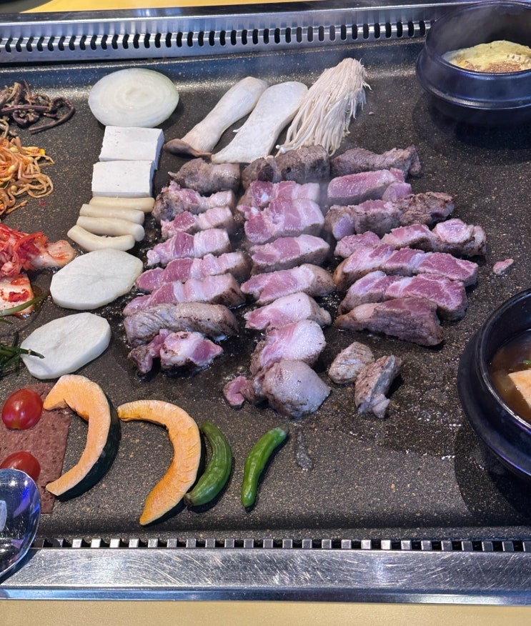  부평 삼겹살 찰진고기 회식장소 추천! 숙성 한돈