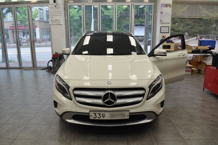  벤츠 GLA  모니터 깜박임 NTG-4500AB 메인보드 고장수리 - 수원테크