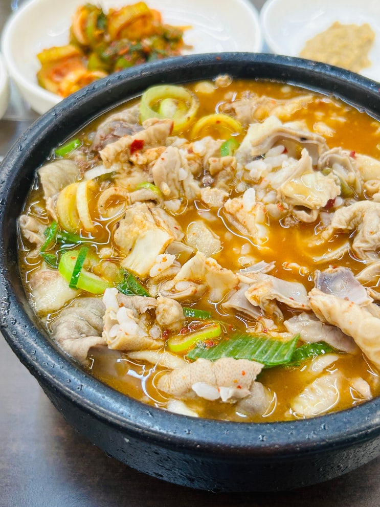 대전 오문창순대국밥 중리동 24시 국밥 맛집 돼지미니족발