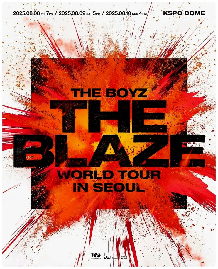<b>더보이즈</b> <b>월드투어</b> 콘서트 THE BOYZ 《THE BLAZE》 WORLD... 