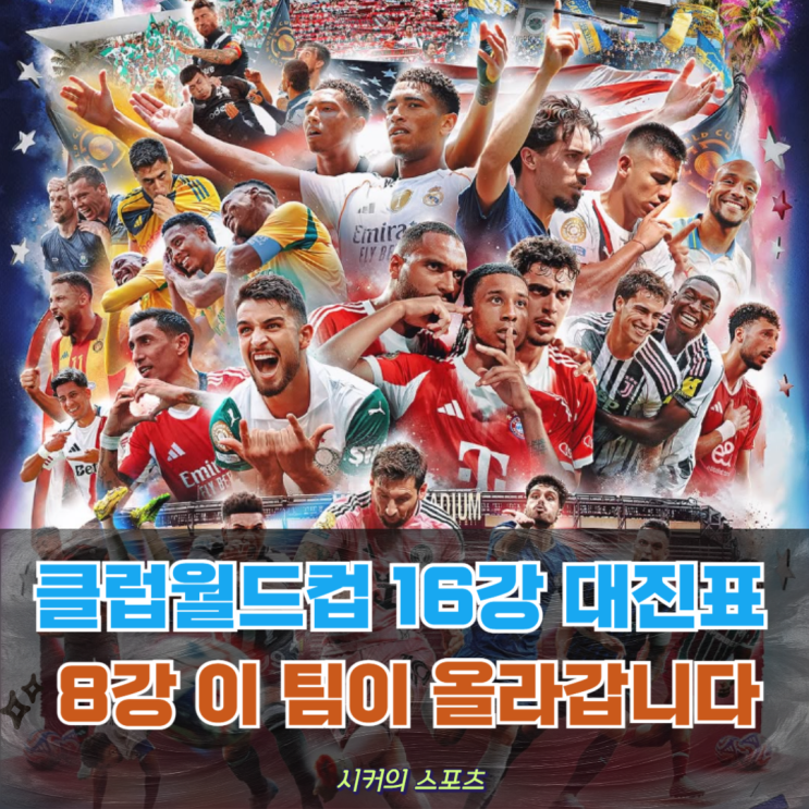 <b>클럽월드컵</b> 16강 대진표 확정, 16강 빅매치, <b>8강 진출</b>팀 예상