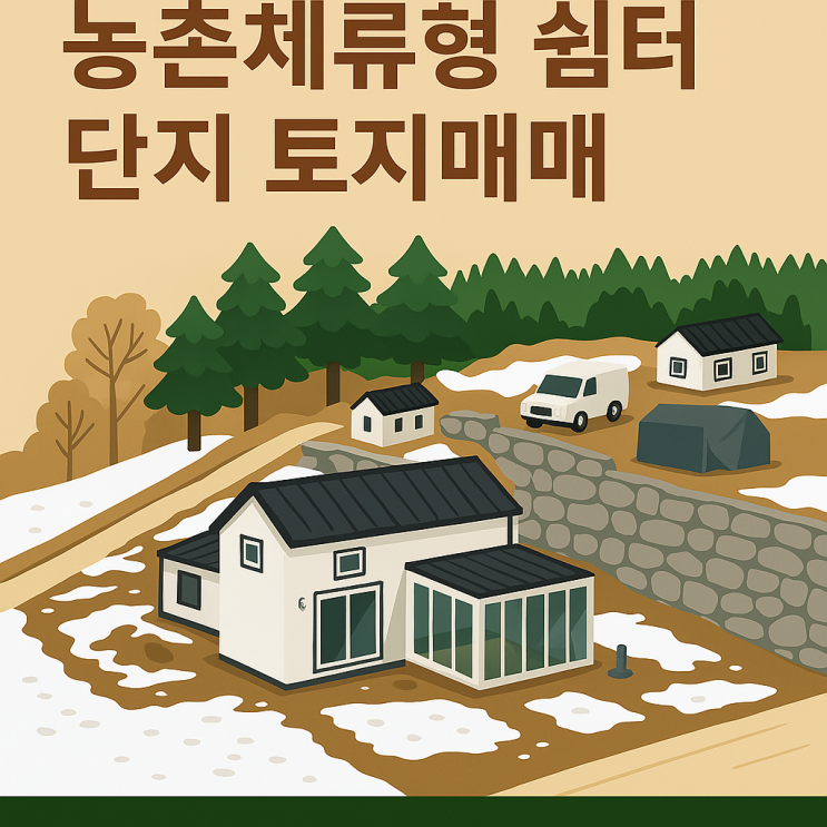   안성 일죽면, 힐링과 여유를 담은 농촌체류형 쉼터 단지개발의 꿈! 15,397  & 농촌체류혐쉼터,스마트팜농지 