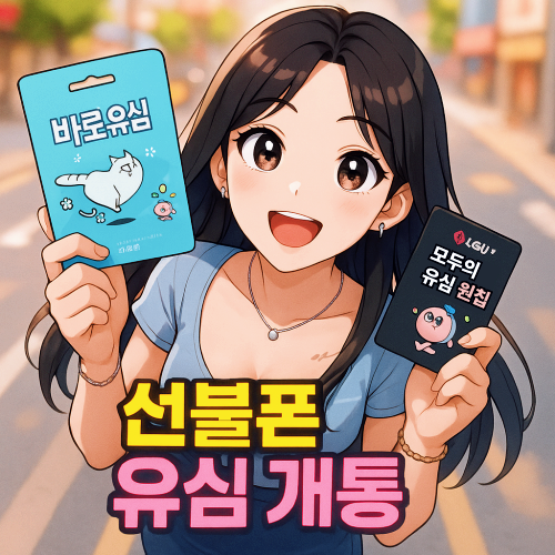 선불폰 유심 개통 실전 순서 정리