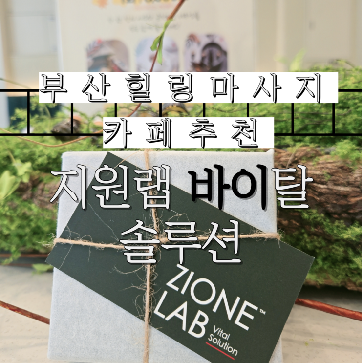  부산힐링마사지 카페 지원랩 바이탈 솔루션 부산본점 이용후기
