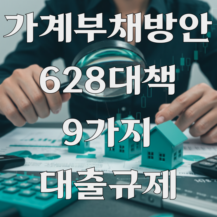  628대책 가계부채관리강화방안 대출규제(고양시 현업중개사)