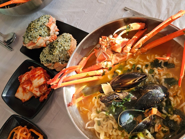  대포항 맛집 속초 러브마린 홍게라면 해장라면 가볼만한 곳