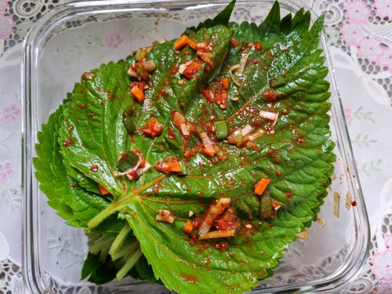 향긋함으로 입맛 살려주는 깻잎김치 깻잎김치만드는법