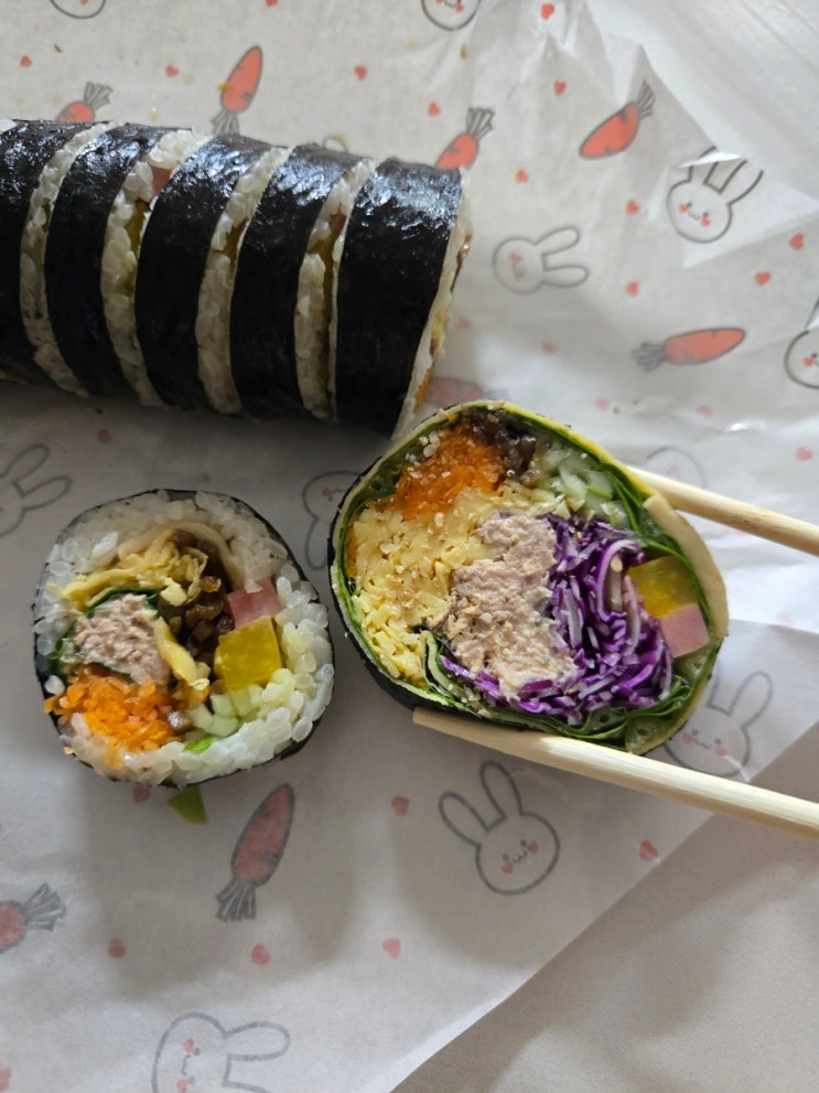  검단신도시 맛집 샐러드 대신 다이어트 바비조아 김밥