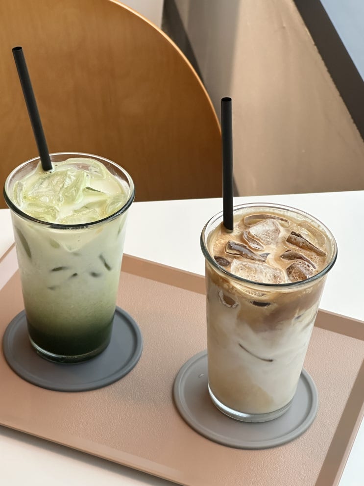  인천 주안카페 추천 감성 핫플 타이니닷 - 맷돌 말차라떼 맛집 다녀왔어요