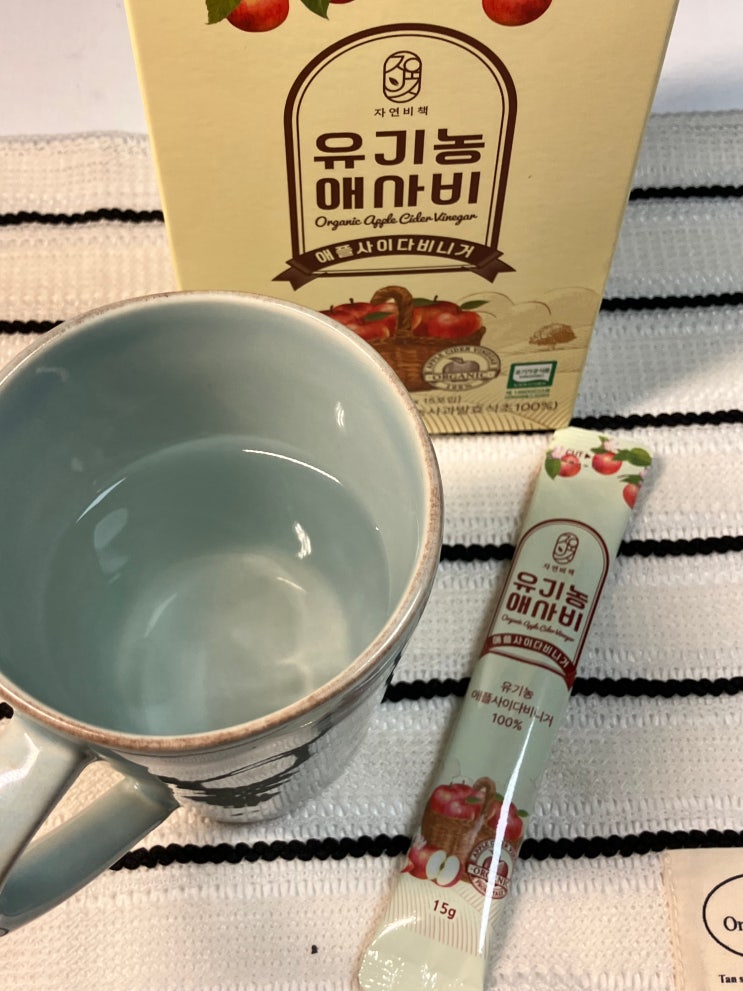  초모식초 자연비책 진짜 유기농 애사비 스틱, 애사비 먹는법