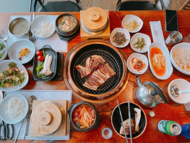  기장맛집 아홉산 돼지갈비 생일이벤트까지완벽한 산뷰맛집