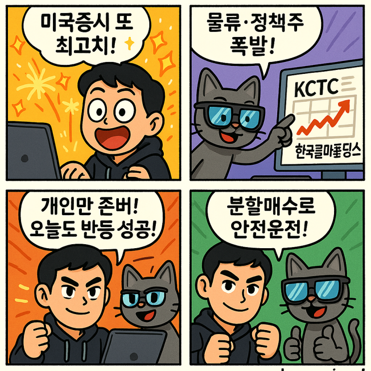  (6월 27일) 미국증시 또 최고치! 코스피 반등장, 오늘 테마주 수익 실화냐?