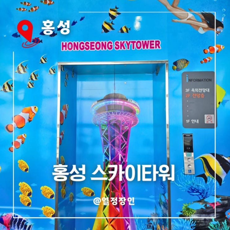충남 홍성 스카이타워 워크 천수만 뷰