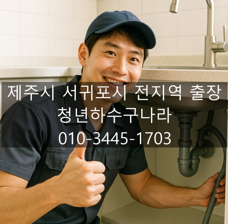 제주시 변기 막힘 해결!