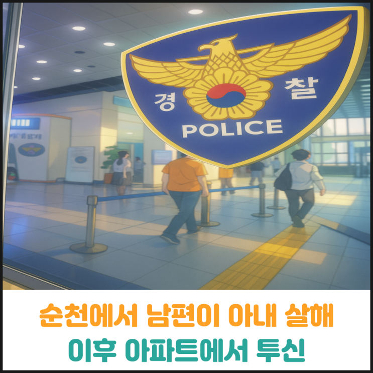 순천에서 남편이 아내 살해 후 아파트에서 투신 순천에서 남편이 아내 살해 후 아파트에서 투신