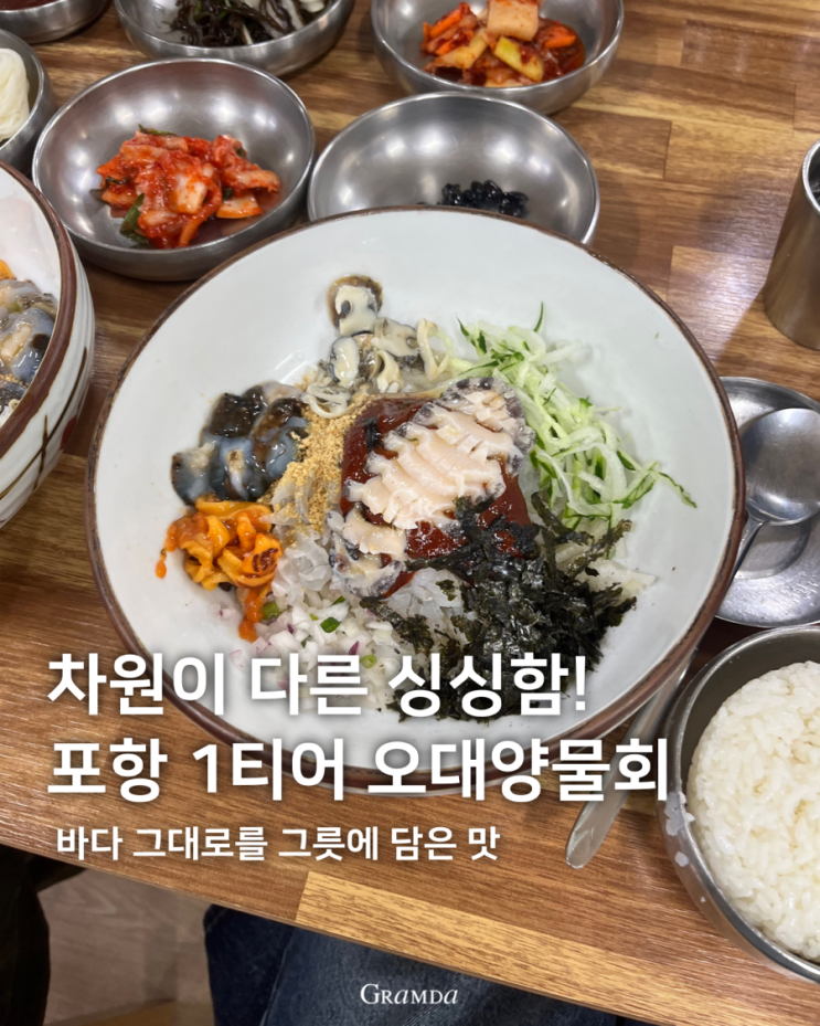 포항 영일대 싱싱함으로 승부보는 물회맛집 오대양물회 포항 영일대 싱싱함으로 승부보는 물회맛집 오대양물회