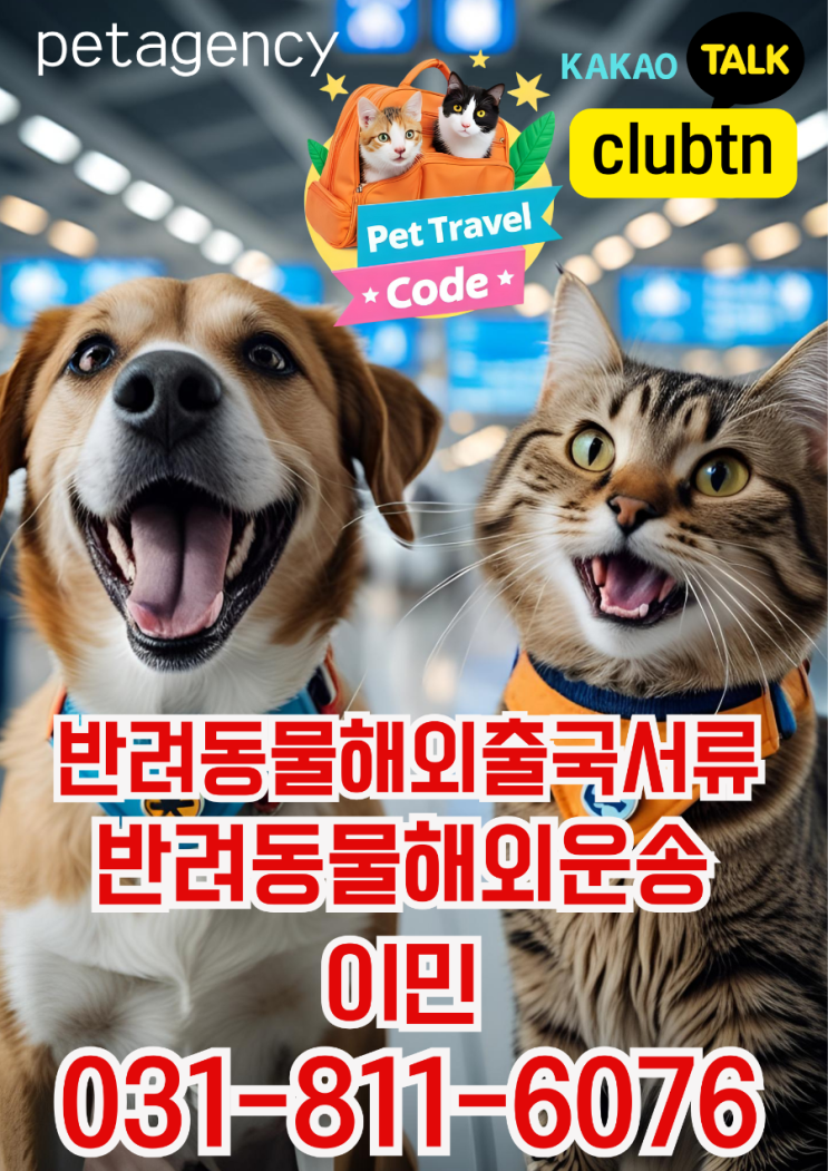  반려동물 해외이동, 강아지·고양이·대형견 출국 준비부터 검역·항공까지 한 번에!