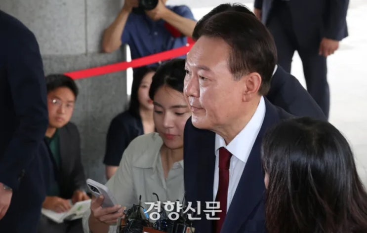 <b>윤석열</b> 전 대통령 <b>특검 조사</b>