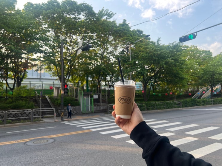 보라매공원 앞 카페 신대방역 프레오커피 아메리카노