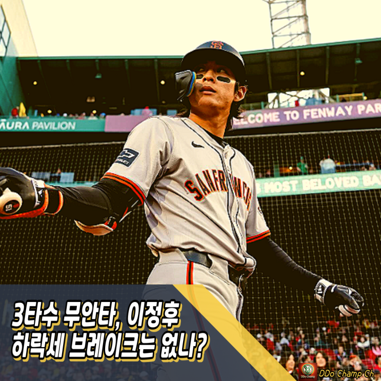 MLB경기 3<b>타수 무안타</b>, <b>이정후</b>의 하락세 브레이크는 없나?