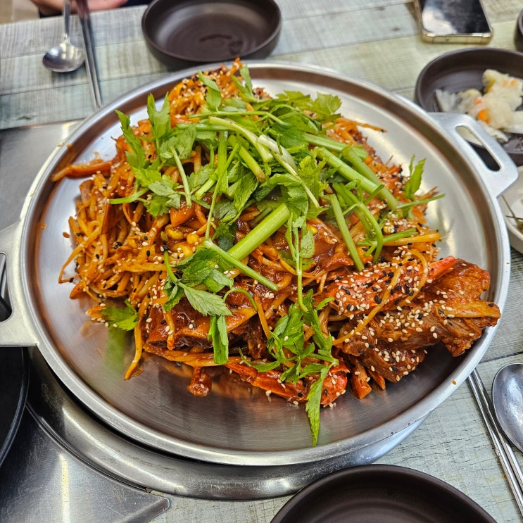  평택 고덕 맛집 추천 청담뼈해장직화찜에서 먹은 해물뼈찜